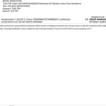 Western Union Transferencia de Dinero con Error