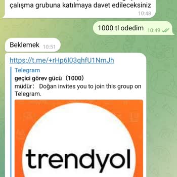 Telegram: Perdí ₺40,000 por Cuentas Falsas