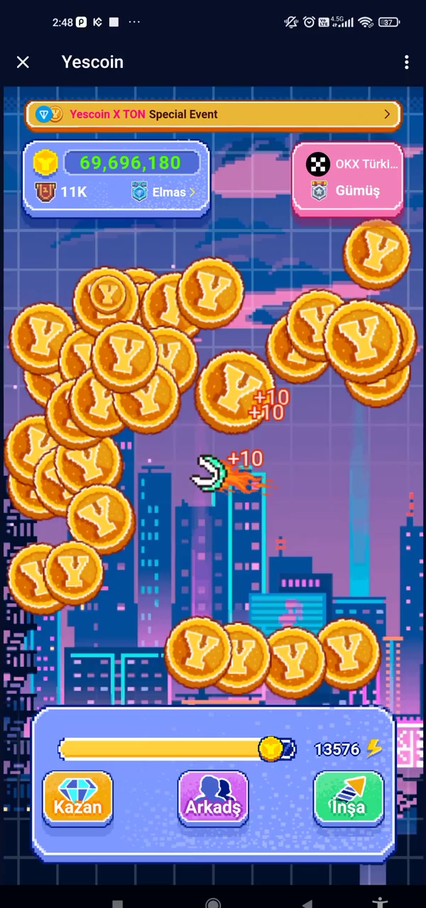 Telegram Yes Coin Juego Congelado Portada de vídeo