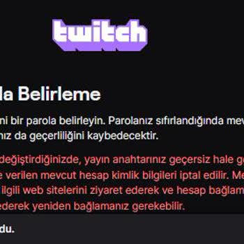 Error al restablecer la contraseña en Twitch