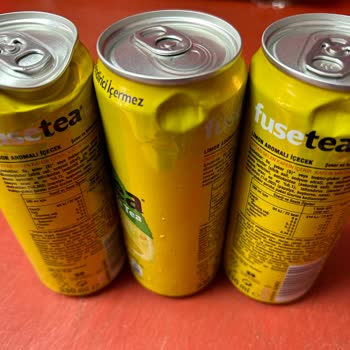 Problema con Getir: Latas de Fuse Tea dañadas