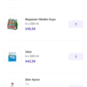 Getir entregó la marca de agua equivocada