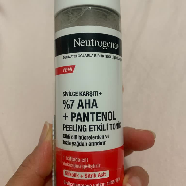 Neutrogena Acne Toner causó enrojecimiento y ardor