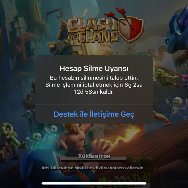 Clash of Clans no abre tras eliminar una cuenta de Supercell ID