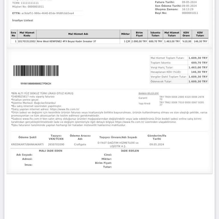 Nine West - Problema con el cambio de zapatillas compradas en línea