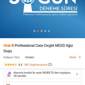 Oral-B Ducha Bucal: Problema con la Devolución en Hepsiburada