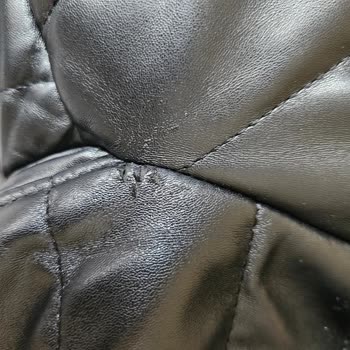 U.S. Polo Assn. Chaqueta de Cuero Dañada No Tomada en Serio