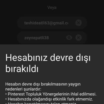 Pinterest: Suspensiones frecuentes de mi cuenta