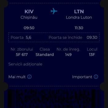 Flyone Airlines: Problema con el equipaje facturado en vuelo Chișinău-Londres