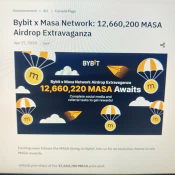 Bybit Airdrop - Clasificación Injusta en Volumen de Comercio MASA