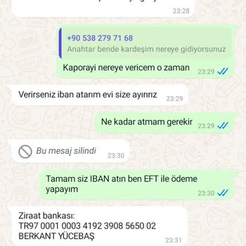 Emlak Jet'te Sahte Hesaplarla Karşılaştım