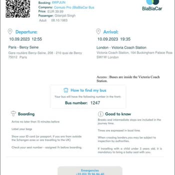 Actividades sospechosas afectan mi viaje con BlaBlaCar