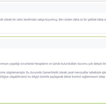 Problema con cuentas compradas en GamerMarkt
