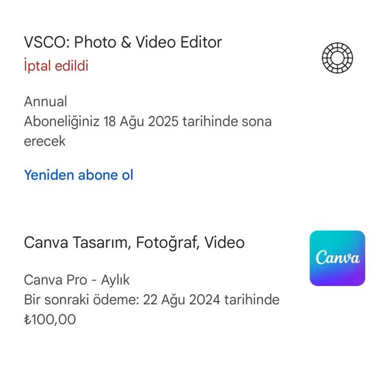 VSCO: Cobro de suscripción anual sin aviso tras prueba gratuita