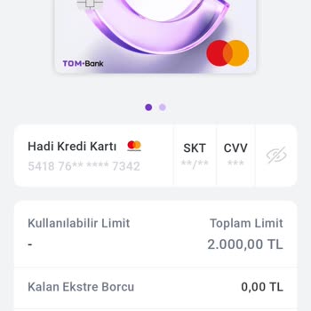 Hadi - TOMBANK Benim Bilgim Olmadan Kredi Kartımı Geçici Süreliğine Kapatmışlar
