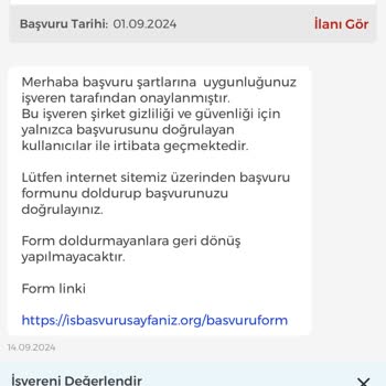 İşin Olsun Uygulaması Başvuru Formunda Kimlik Bilgilerini İstedi