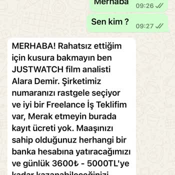 WhatsApp Yabancı Ülkeden Gelen Mesaj