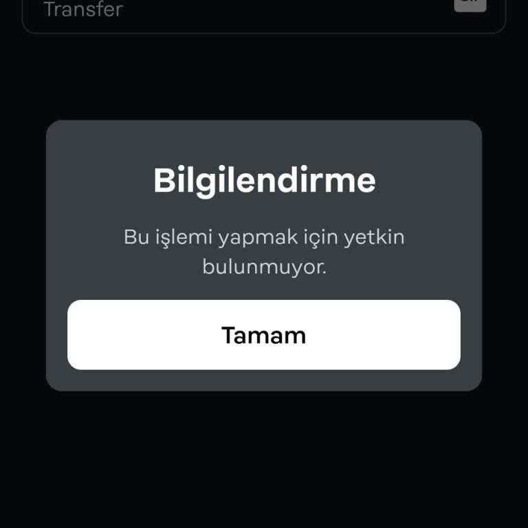 Papara Para Göndermede Yetki Sorunu!