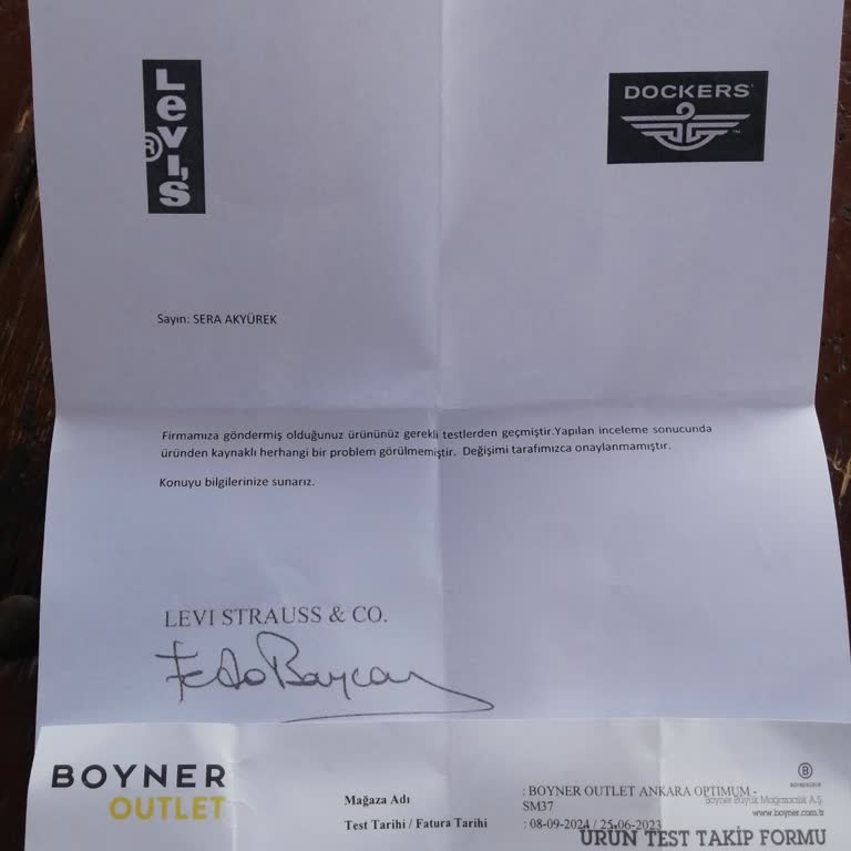 Boyner Marka Alışveriş Yapıyoruz Ama İlgisizlik Diz Boyu.