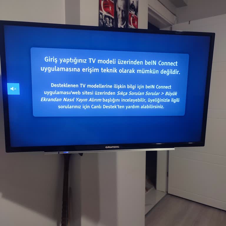 Tod TV Smart TV Desteklenmeyen Cihaz Uyarısı