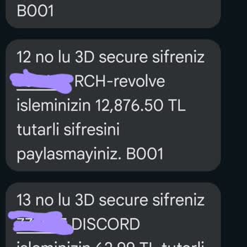 Harcama Yapmadığım Halde Akbank'tan Gelen Cepşifre Onay Kodları