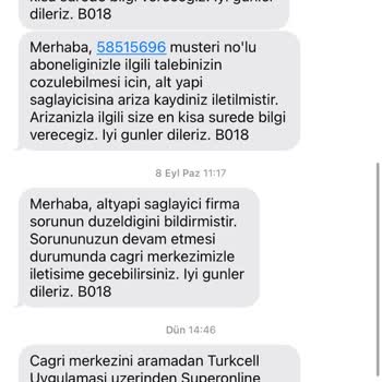 Superonline İnternet Müşteri Hizmetleri Şikayetimiz Var