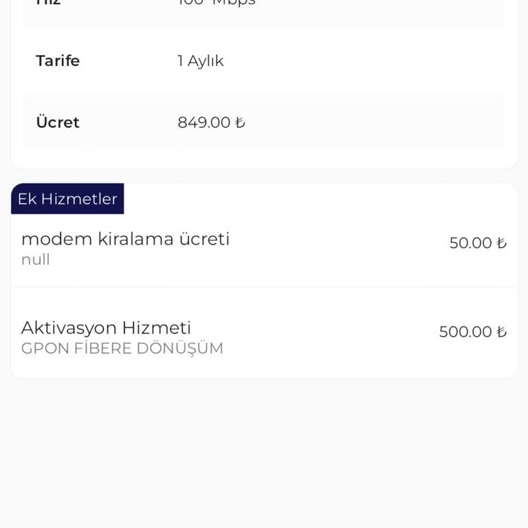 Turbonet Hizmet Aktivasyonu Adı Altında Habersiz 550 TL Kitlemiş