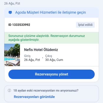 Agoda Uygulaması Rezervasyonu Tamamlamadan Ücreti Tahsil Etti