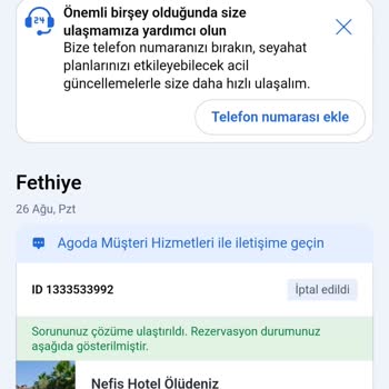 Nefis Hotel De Konaklamadığım Halde Agoda Karttan 20.000 TL Çekmiş