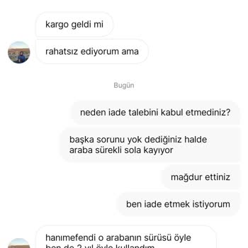 Gardrops Kusurlu Üründe İade Kabul Edilmedi