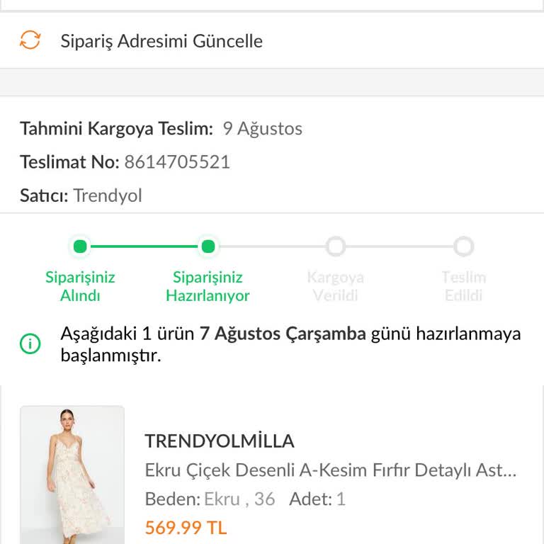 Trendyolmilla Siparişim 1 Aydır Gelmedi!