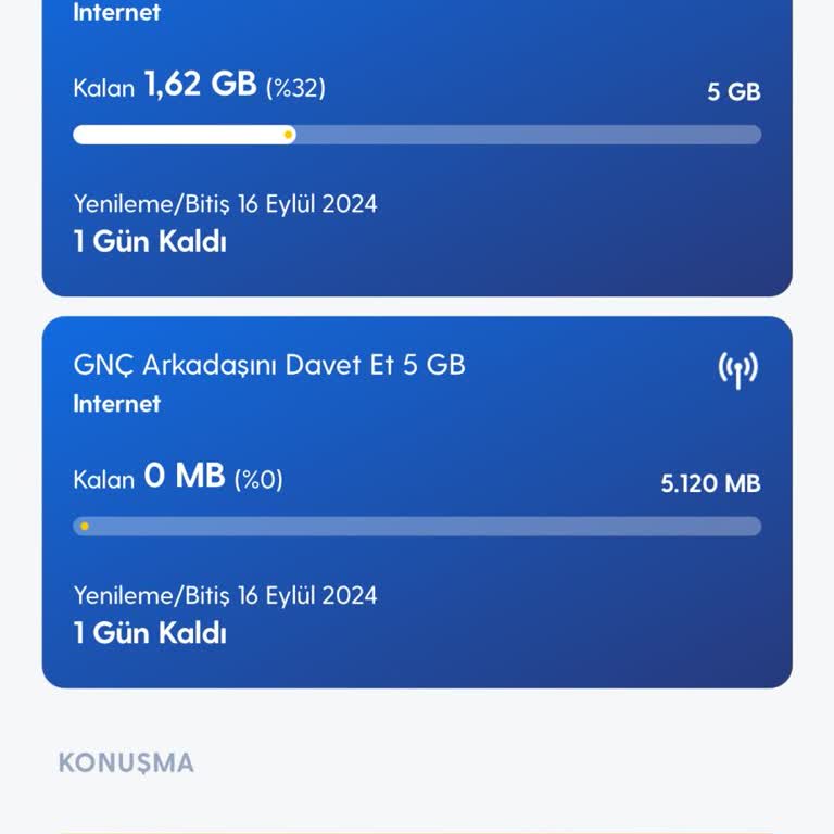 Turkcell Hediye İnternet Paketi Anında Tükendi