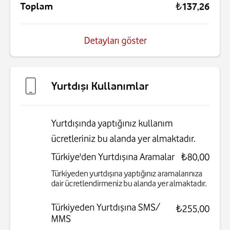 Yanlış Yurt Dışı Ücretlendirmesi ve Müşteri Hizmetlerine Ulaşamama Sorunu