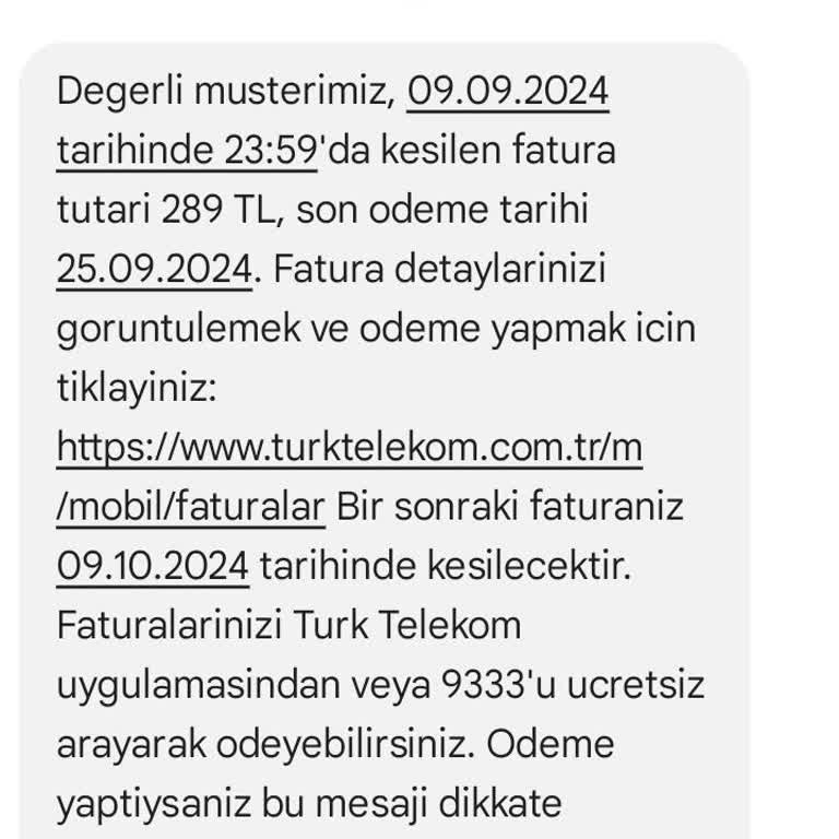 Türk Telekom Yanlış Fatura Tutarı Ve Taahhüt Sorunu