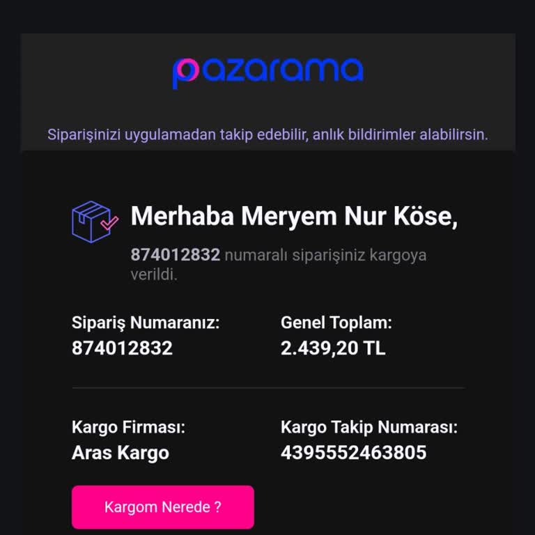 Pazarama Ayakkabı Alışverişi Yaptım Hiç Elime Ulaşmadı İade İstiyorum