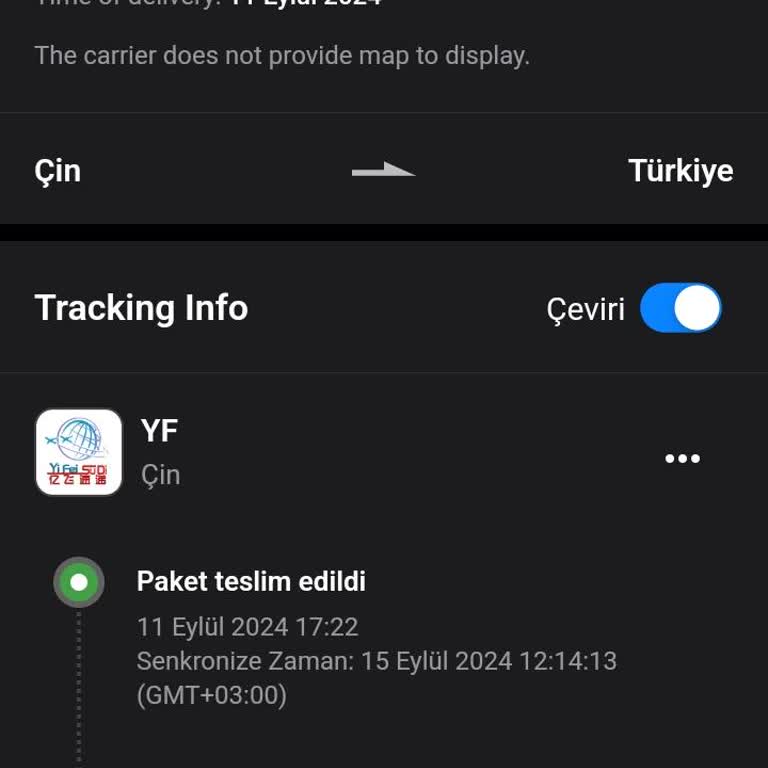 Turpex PTT Http://t.17track.net/en#nums=ptyf6800729579 Kayıp Kargo