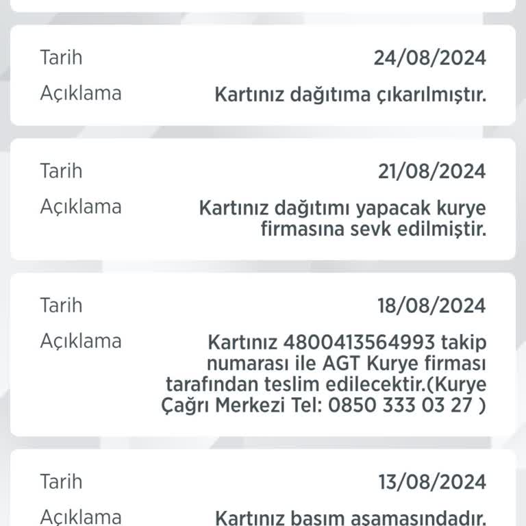 Ziraat Bankası 1 Aydır Yeni Kartımı Teslim Etmedi.