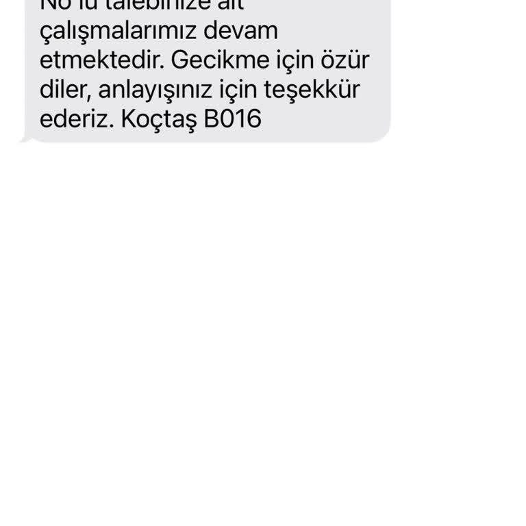 Koçtaş Online Alışveriş Mağduriyeti!