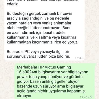 HP Destek Ekibine Ulaşılmıyor