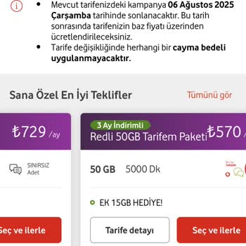 Vodafone Faturalarındaki Ani Artış ve Taahhüt Sorunu