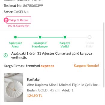 Trendyol Express Trendyol 15 Gündür Teslim Edilmeyen Kargo Sorunu