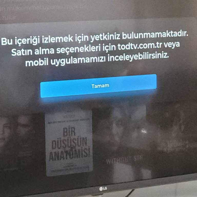 Tod TV Smart TV'den İzlenmiyor. Müşteri Hizmetlerine Ulaşılamıyor