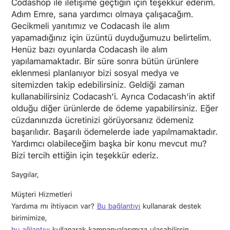 Codashop Wild Rift'te Ödeme Yöntemi Sorunu Ve Mağduriyet