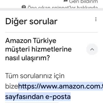 Amazon.com.tr Verilen Sipariş Siparişlerim Bölümünde Gözükmüyor