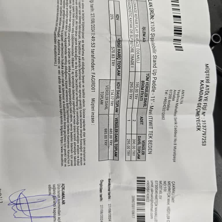 Decathlon Olduğu Yerde Dikişlerinden Patlayan Sup