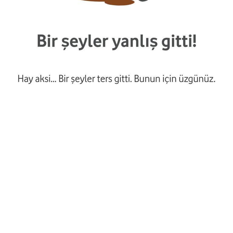 Vodafone Hediye Çarkı Sürekli Hata Veriyor