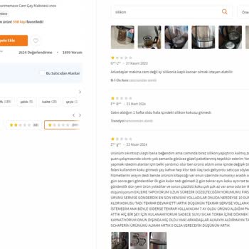 Schafer Gourmemaxx Cam Çay Makinesi Silikon Kokusu Ve Servis Süreci