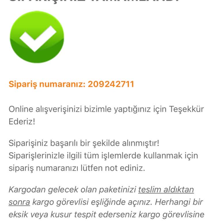 SüpürgeMarket Sipariş Durumu Belirsizliği Ve İletişim Sorunları