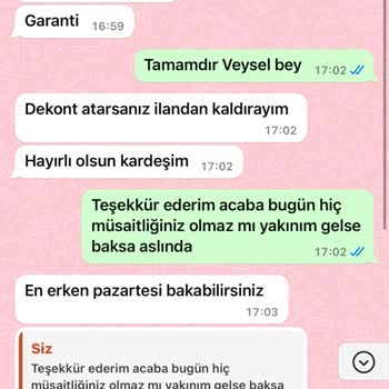 Sahibinden Sitesinde Yaşanan Mağduriyetin Giderilmesi Talebi