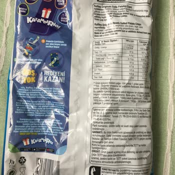 Ruffles Fazla Kızarmış Tadı Kötü Cips